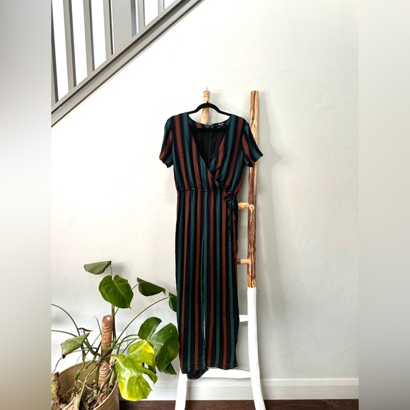 🛑SOLD🛑Madewell Striped Wrap Jumpsuit - Picture 16 of 16